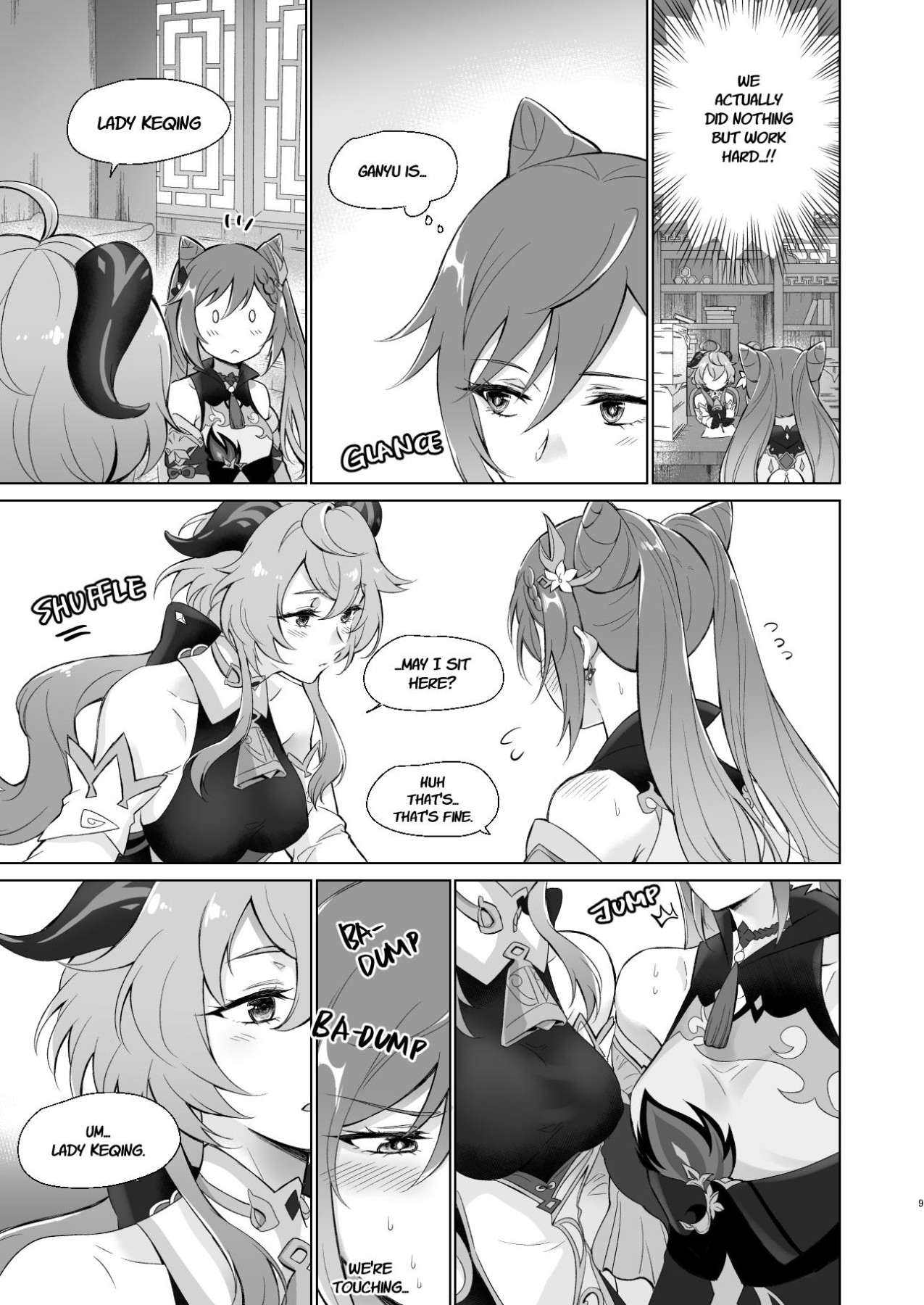 Hentai Manga Comic-Sleep With Me, Ganyu-Read-7